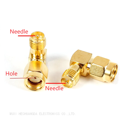 Right Angle RF Coaxial Adapter SMA-JKW Connector Bend 90 Degree