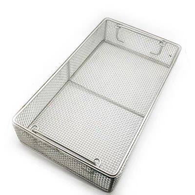 High Performance Metal Stainless Steel Woven Wire Mesh Basket For Goods Storage