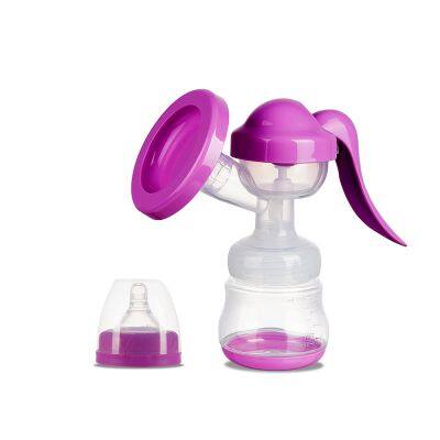 Breast pump manual suction large silica gel breast milk baby feeding