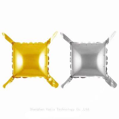 Colorful Square Foil Balloon Backdrops - Double-Sided for Malls & Parties, Background Wall Decor photo-4