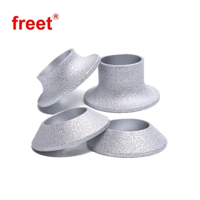 Vacuum Brazed Diamond Grinding Wheels for Demi-Bullnose Edge Profile Stone Granite Marble photo-2