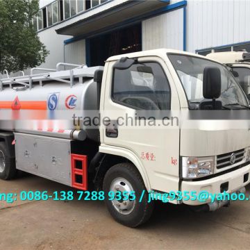 Low price small fuel tank truck, fuel tanker truck capacity 4,000 to 5,000 litres on sale in Burundi