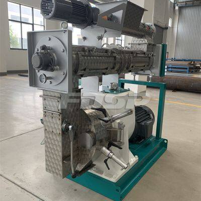 1-1.5 T/H Feed Granulator SZLH250 Poultry Ring Die Pellet Mill photo-4