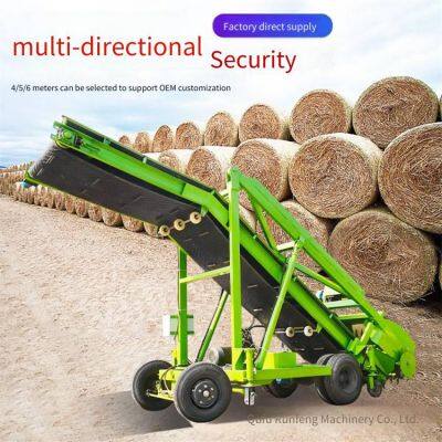 Grass Forage Raking Equipment, 4-meter Lifting Grass Harvester for Pastures, Mobile Forage Raking and Digging Vehicle