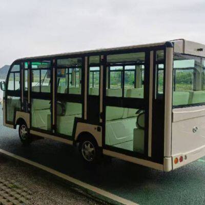 Dear Customer, we Sincerely Recommend to You a 17-seater Electric Sightseeing Bus With Doors. the Fully Enclosed Model Offers Options of Full Glass Doors and Half Glass Doors, Providing Considerate Services for Customers Visiting in Winter. photo-5
