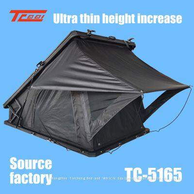 Quick Opening Thin Car Roof Tent Factory Supplies Outdoor Camping Without Setting up Aluminum Alloy High Top Hardtop Tents photo-5