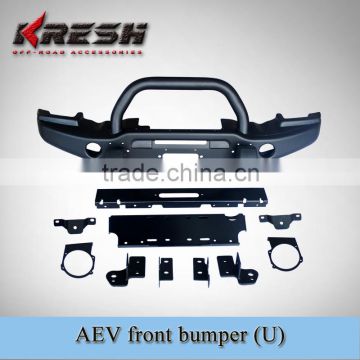 Hight quality off-road AEV front bumper for Jeep wrangler JK with U shape