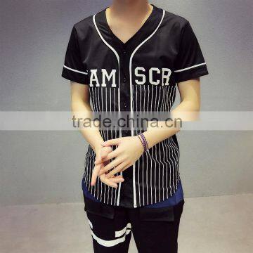 2016 new design custom baseball uniforms blank baseball jerseys wholesale