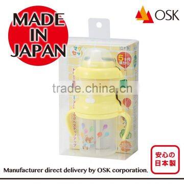 High quality plastic baby cup feeding-bottle with straw