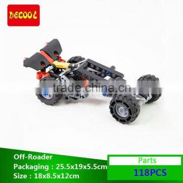 Decool bricks toys 118pcs Technic Transport Off-roader Car 3343 Building Blocks Sets Educational DIY Bricks Toys Children gift