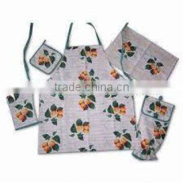 Cotton Printed Apron Set