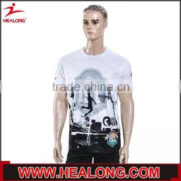 Dye Sublimated imported ink sport dry fit t-shirt