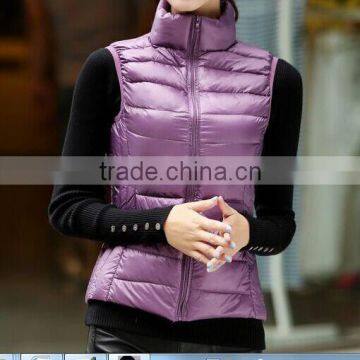 winter polyester vest wholesale vest tops ladies