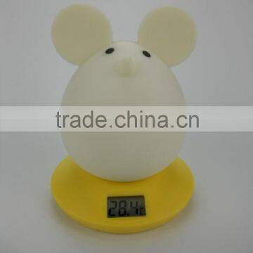 Micro USB LED Night Light With Thermometer photo-4