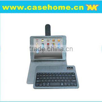 13.3inch tablet pc leather keyboard case, standing bluetooth leather case