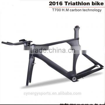 2016 new!!! full carbon Adjustable(alloy) stem triathlon bike SFT089