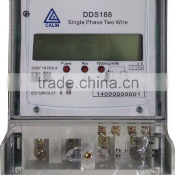 Single Phase LCD display energy meter