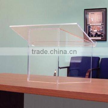 clear acrylic tabletop lectern/podium custom acrylic table