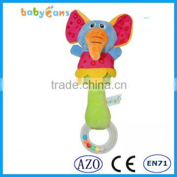 Babyfans Cheap Wholesale Toys Of Rattle Plush Animal Hand Bell Toy Baby