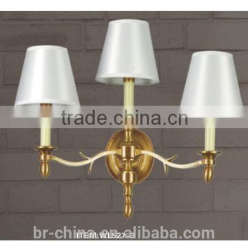 brass crystal wall lamp for living room/hotel WL527-3