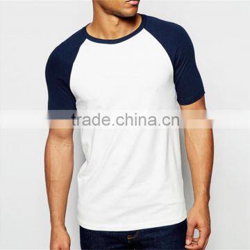 tight raglan men t-shirt short sleeves O-collar men casual t-shirt OEM service