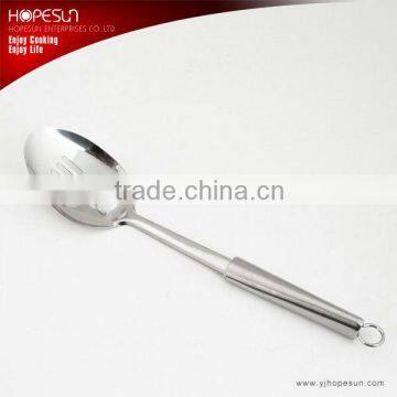 Best sell food grade cooking tools stainless steel slotted serving spoon