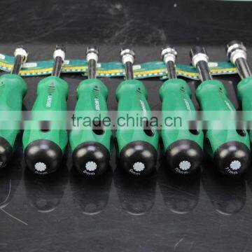 LAOA12 Angle Torx CR-V Mulction Socket Screwdriver Rubber Handle Screw Driver Tool Arbor Hardening Antislip Metal For Hex Screw photo-3