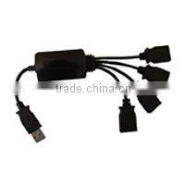 USB 2.0 4 Ports Cuttlefish Shape Hub
