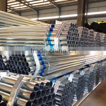 china manufacture carbon bs1387 hot dip galvanized steel pipe