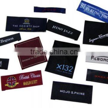 dongguan high quality garment custom woven clothing labels