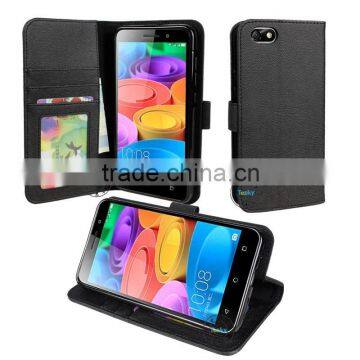 5.5 Inch Phone Leather Case For HuaWei Honor 4X Case For Honor 4X Wallet Case Black