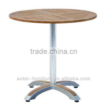 2016 Wood leg tall bar outdoor dining table