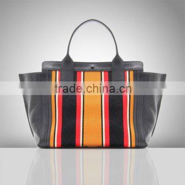 C3212-hot sale woman fashion designer genuine leather tote handbag 2015