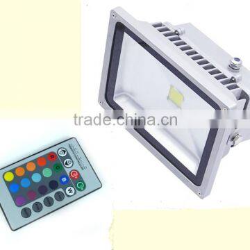 Remoted control RGB LED floodlight 21W