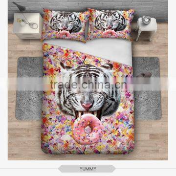 Fashion Cut Husky 3D Print Bedding Set Soft Home Textile Four Season Collection Colorful Print Funny Animal Children Printing photo-3