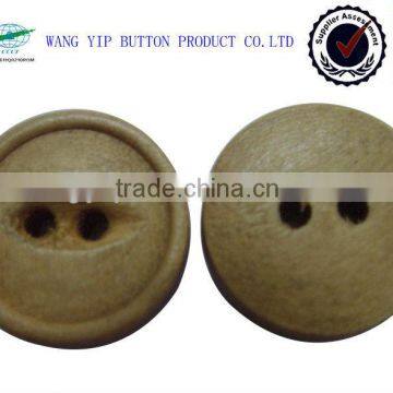 popular fashion hot used 12mm 2 holes wood button