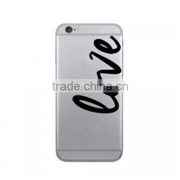 Creative English Word Fashion Clear Slim Tpu Case for Iphone 6 6s 4.7