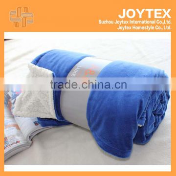 100%Polyester Sherpa Fleece With Mink Blanket