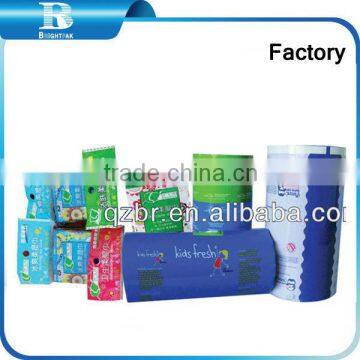 2015 Aluminum foil packaging film/wrapping paper film/foil packing film