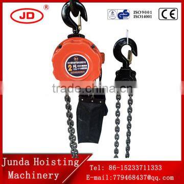 Hebei Junda 380V fast speed DHK type electric chain hoist 3-6M 1TON 2TON 3TON