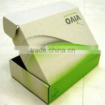 Custom printed cardboard shipping box