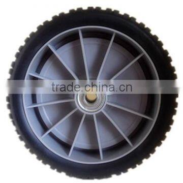 8 Inch Lawn Mower Plastic Wheel for Garden Cart, Garbage Bin photo-3