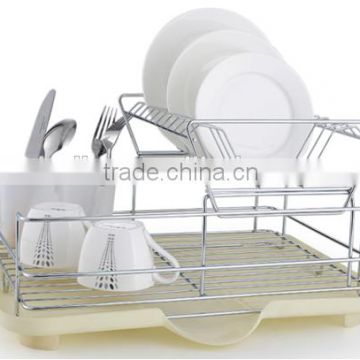 China 2016 hot-sale dish drying rack with tray and cutlery holder