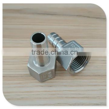 SS KC Nipple 1/2" FNPT X 1/2" Barb for homebrewing