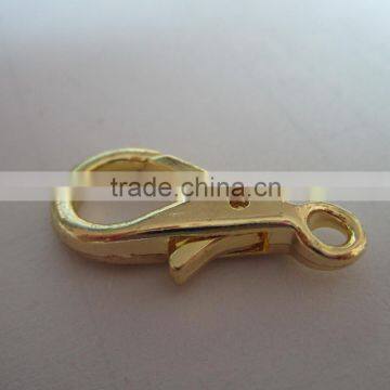 Fashion metal gold decorative lobster clasp for Purse Frames