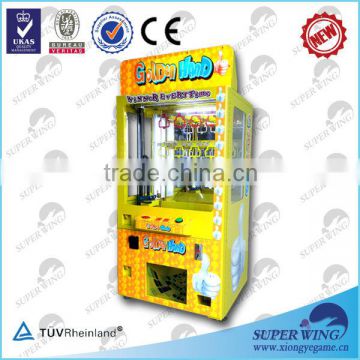 indoor coin operated arcade crane game machine