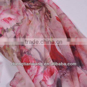 100% Wool Scarf, 200s Wool With Digital Printing,new Scarf 2013 photo-2