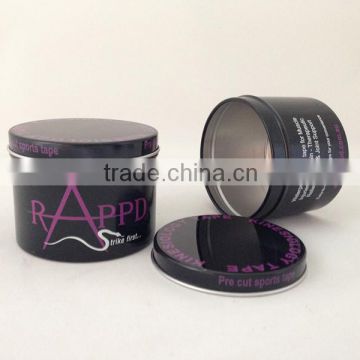 colorful slip lid aluminum round can