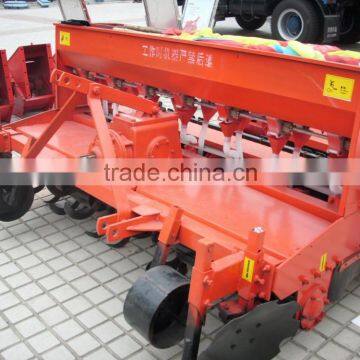 rotary tiller and seeder