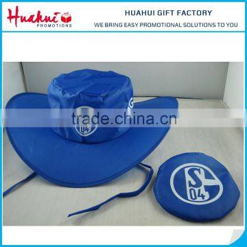 Personalized Disposable Nylon Folding Cowboy Hat